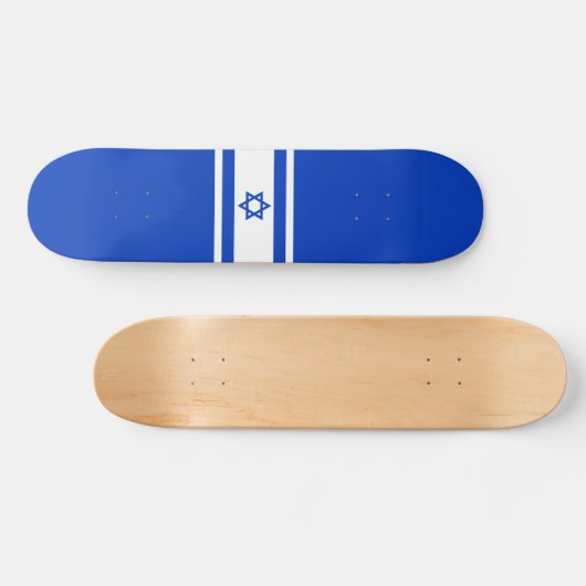 Israëlische vlag skateboard (Horizontaal)