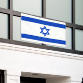 Israëlische vlag spandoek (Buitenkant Gebouw)