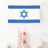 Israëlische vlag spandoek (Insitu)