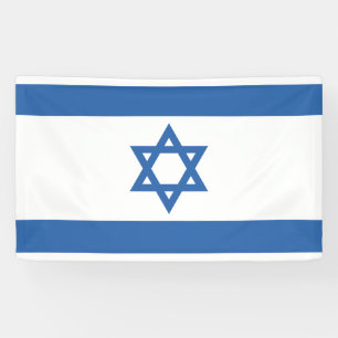 Israëlische vlag spandoek