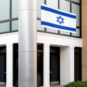 Israëlische vlag spandoek (Buitenkant Gebouw)