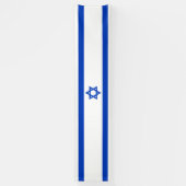 Israëlische vlag spandoek (Verticaal)