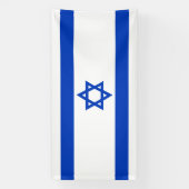 Israëlische vlag spandoek (Verticaal)