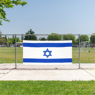 Israëlische vlag spandoek