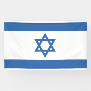 Israëlische vlag spandoek