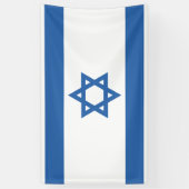 Israëlische vlag spandoek (Verticaal)