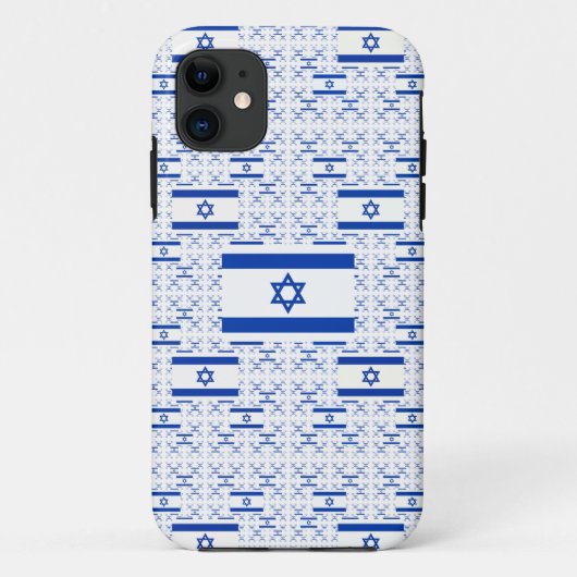 Israëlische vlag - ster van David - in lagen Case-Mate iPhone Case (Achterkant)