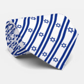 Israëlische vlag stropdas (Opgerold)