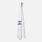 Israëlische vlag stropdas (Voorkant)