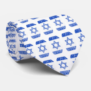 Israëlische vlag stropdas