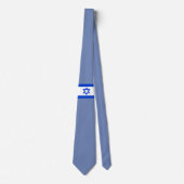 Israëlische vlag stropdas (Voorkant)