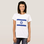 Israëlische vlag t-shirt (Voorkant volledig)