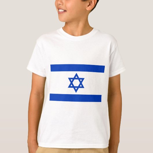 Israëlische vlag t-shirt (Voorkant)