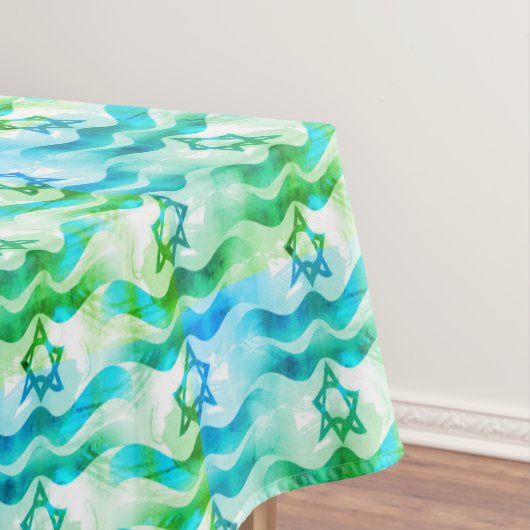 Israëlische vlag tafelkleed (Voorbeeld)