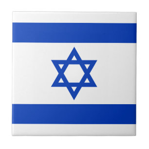 Israëlische vlag tegeltje