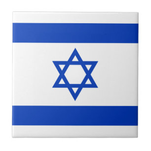 Israëlische vlag tegeltje