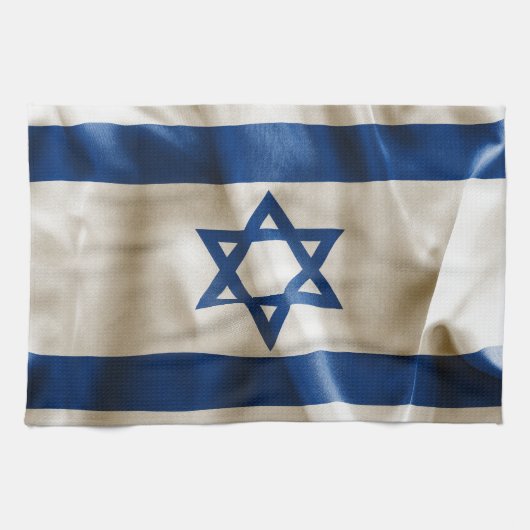 Israëlische vlag theedoek (Horizontaal)