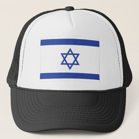 Israëlische Vlag Trucker Pet (Voorkant)