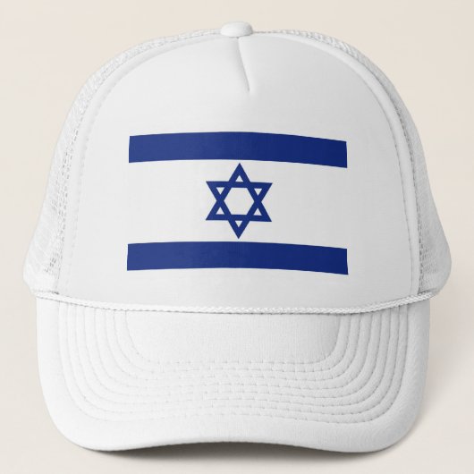 Israëlische vlag trucker pet (Voorkant)