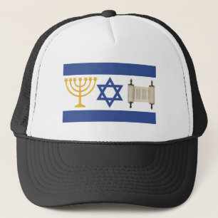 Israëlische vlag trucker pet