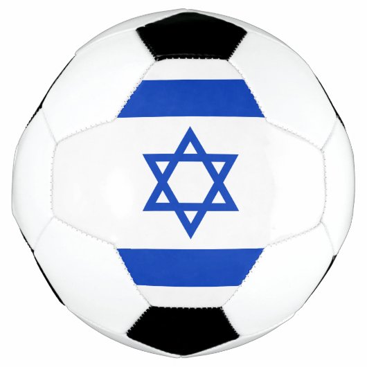 Israëlische vlag voetbal (Voorkant)