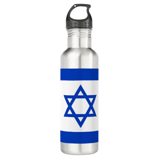 Israëlische vlag waterfles (Voorkant)