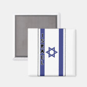 Isreal vlag! magneet (Voorkant / Achterkant)