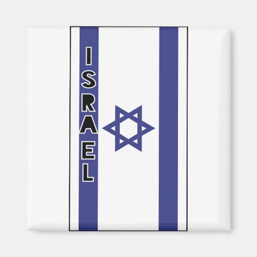 Isreal vlag! magneet (Voorkant)