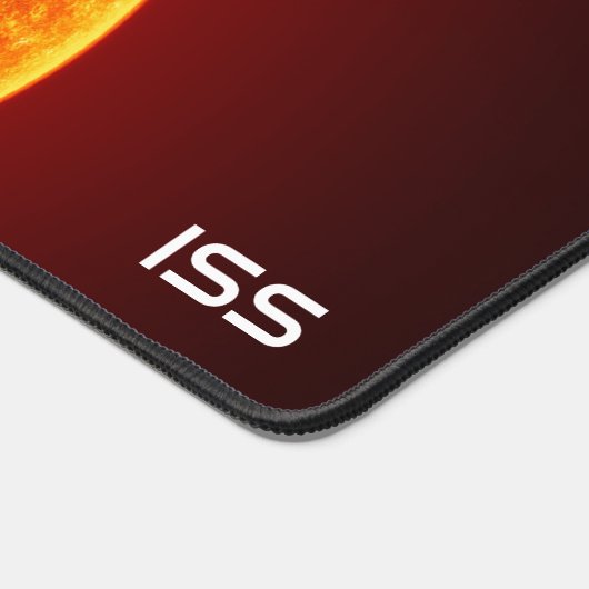 ISS devant le soleil (Coin)