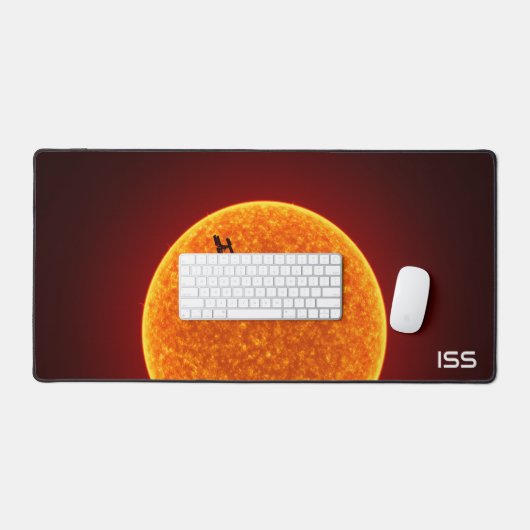 ISS devant le soleil (Clavier et souris)