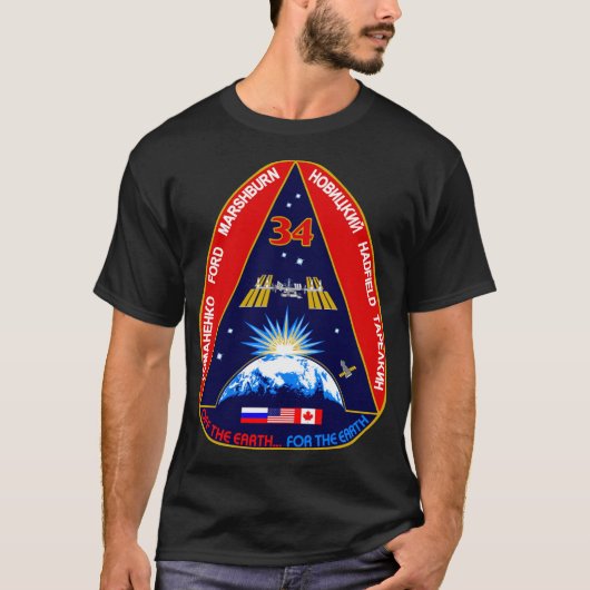 ISS Exp 34 T-shirt (Voorkant)