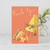 Issa Pizza - Hartelijk dank Kaart (Staand voorkant)