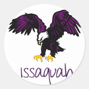 Issaquah Eagles Ronde Sticker
