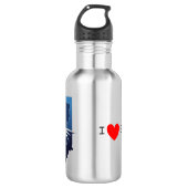 ISSDA I Heart Speech Water Bottle Waterfles (Voorkant)