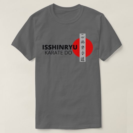 ISSHINRYU KARATE DO RISING SUN T-SHIRT (Design voorkant)