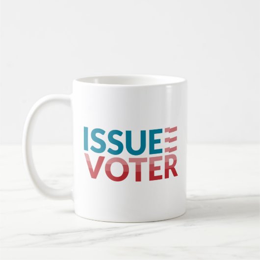 IssueVoter Flag Dual Sided Mok (Links)