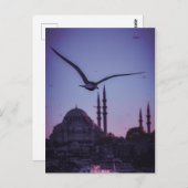 Istambul At Sunset. Briefkaart (Voorkant / Achterkant)
