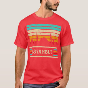 Istanboel  skyline sultan moskee Turkije T-shirt