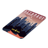  Istanboel Turkije Cityscape Crescent Magneet (Linkerzijde)