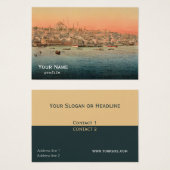 Istanbul  au  19e  siècle -  Cartes de visite (Devant & derrière)
