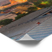 Istanbul bij schemering poster (Hoek)