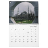 Istanbul Blauwe Moskee Nachtlandschap Reizen Turki Kalender (Jan 2026)