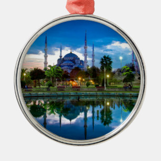 Istanbul Blue Mosque in Turkije Metalen Ornament