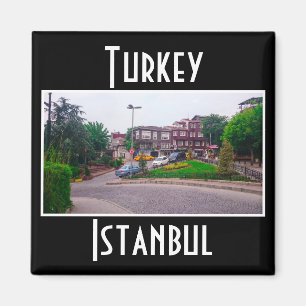 Istanbul Cityscape Street Architecture Magneet