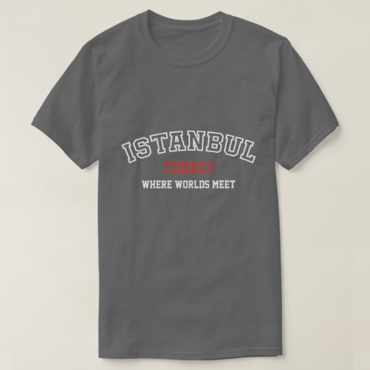 Istanbul Dark Style T-Shirt (Design devant)