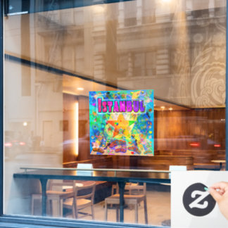 Istanbul Epoch Uur Venster Cling Raamsticker