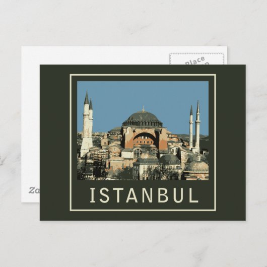 Istanbul Hagia Sophia Briefkaart (Voorkant / Achterkant)
