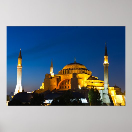 Istanbul - Hagia Sophia op het Poster van de schem (Voorkant)