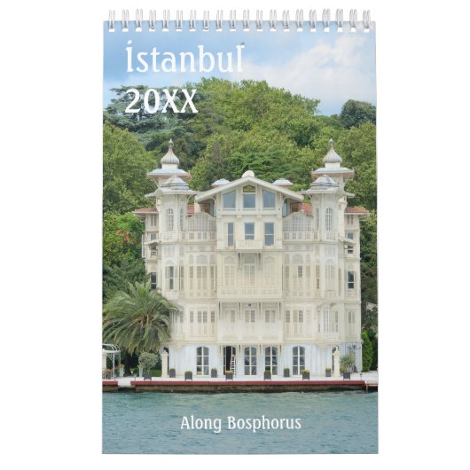 Istanbul langs Bosphorus 2021-kalender Kalender (Hoes)