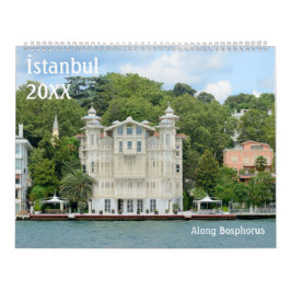 Istanbul langs Bosphorus 2021-kalender Kalender